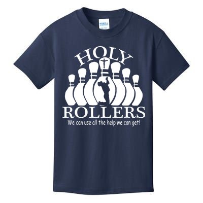 Holy Rollers Matching Bowling Team Kids T-Shirt