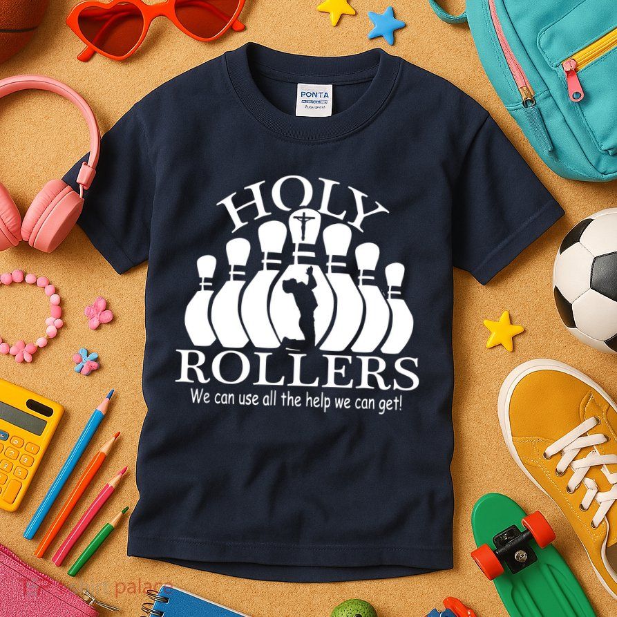 Holy Rollers Matching Bowling Team Kids T-Shirt
