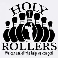 Holy Rollers Matching Bowling Team Garment-Dyed Sweatshirt