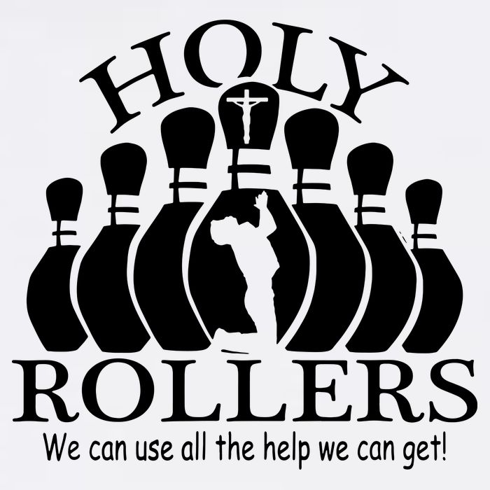 Holy Rollers Matching Bowling Team Garment-Dyed Sweatshirt