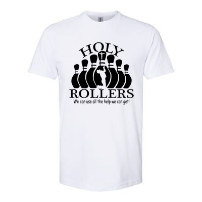 Holy Rollers Matching Bowling Team Softstyle CVC T-Shirt