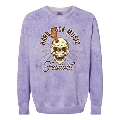 Hard Rock Music Festival Colorblast Crewneck Sweatshirt