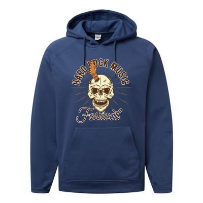 Hard Rock Music Festival Performance Fleece Hoodie