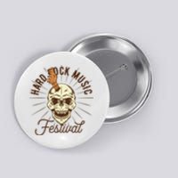 Hard Rock Music Festival Button