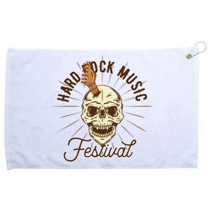 Hard Rock Music Festival Grommeted Golf Towel