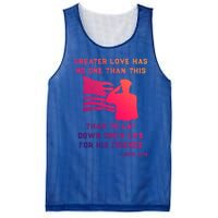 Honor Remember Memorial Military American Flag / Bible Verse Cute Gift Mesh Reversible Basketball Jersey Tank