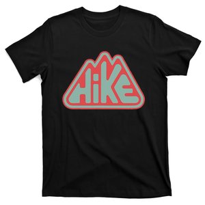 Hike! Retro Minimalist Mountain Hiking T-Shirt