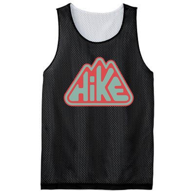 Hike! Retro Minimalist Mountain Hiking Mesh Reversible Basketball Jersey Tank