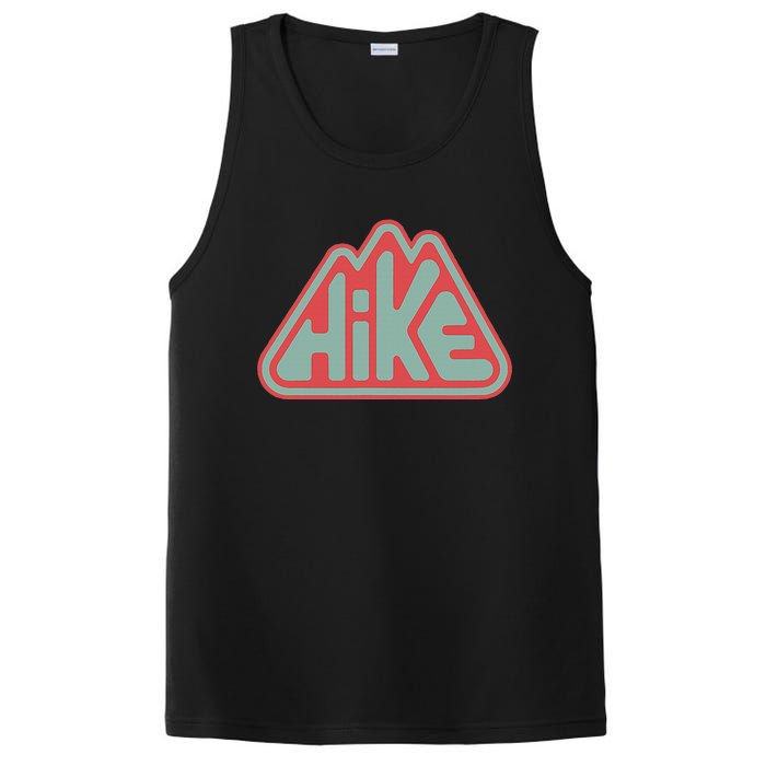 Hike! Retro Minimalist Mountain Hiking PosiCharge Competitor Tank