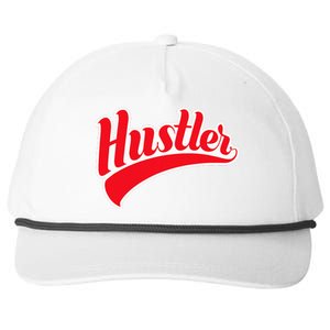 Hustler Red Money Lover Hustling Entrepreneur Hustle Snapback Five-Panel Rope Hat