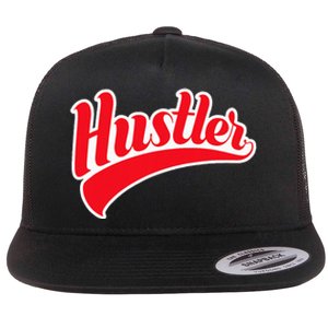 Hustler Red Money Lover Hustling Entrepreneur Hustle Flat Bill Trucker Hat