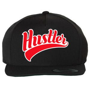 Hustler Red Money Lover Hustling Entrepreneur Hustle Wool Snapback Cap