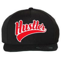 Hustler Red Money Lover Hustling Entrepreneur Hustle Wool Snapback Cap