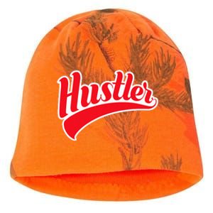 Hustler Red Money Lover Hustling Entrepreneur Hustle Kati - Camo Knit Beanie