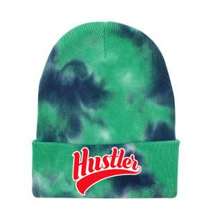 Hustler Red Money Lover Hustling Entrepreneur Hustle Tie Dye 12in Knit Beanie