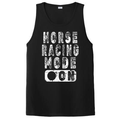 Horse Racing Mode On Equestrian Lover PosiCharge Competitor Tank