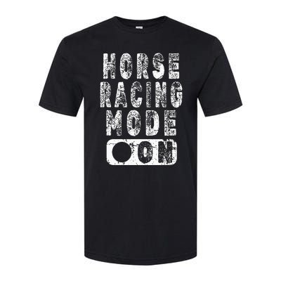 Horse Racing Mode On Equestrian Lover Softstyle CVC T-Shirt