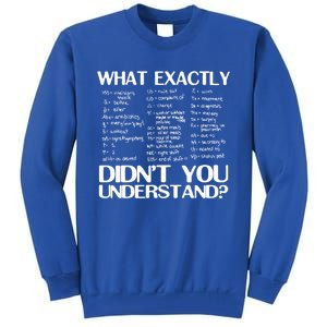 Health Rn Medicine What Exactly Didnt You Understand Gift Tall Sweatshirt