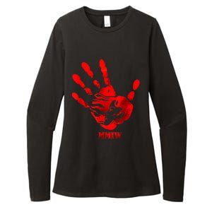 Hand Red MMIW Womens CVC Long Sleeve Shirt