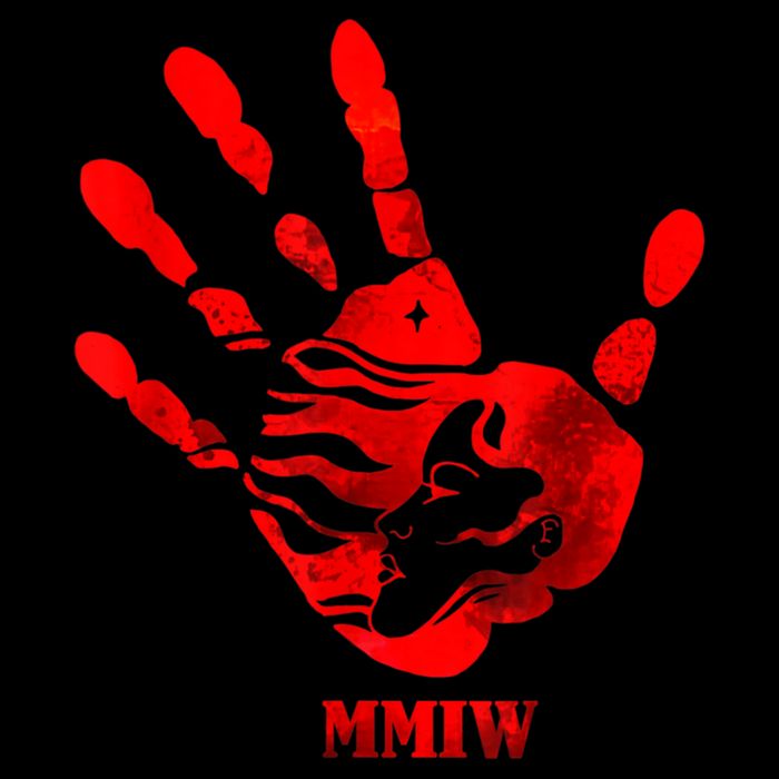 Hand Red MMIW Wool Snapback Cap