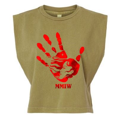 Hand Red MMIW Garment-Dyed Women's Muscle Tee