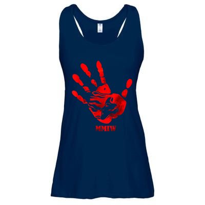 Hand Red MMIW Ladies Essential Flowy Tank