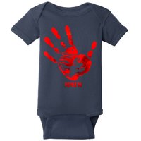 Hand Red MMIW Baby Bodysuit