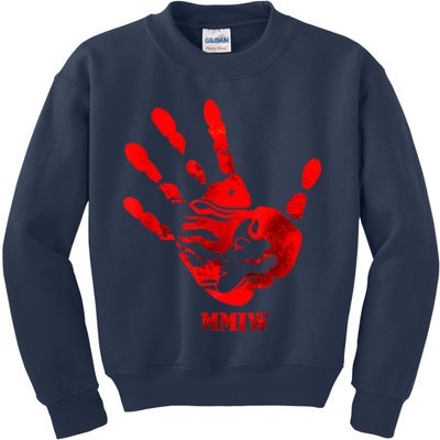 Hand Red MMIW Kids Sweatshirt