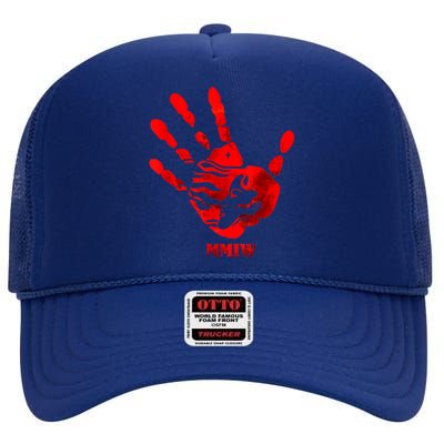 Hand Red MMIW High Crown Mesh Back Trucker Hat