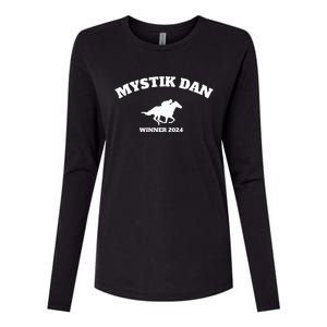 Horse Racing Mystik Dan Winner 2024 Womens Cotton Relaxed Long Sleeve T-Shirt