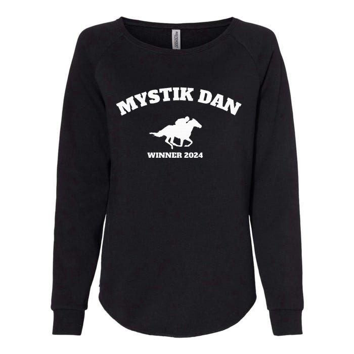 Horse Racing Mystik Dan Winner 2024 Womens California Wash Sweatshirt