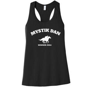 Horse Racing Mystik Dan Winner 2024 Women's Racerback Tank