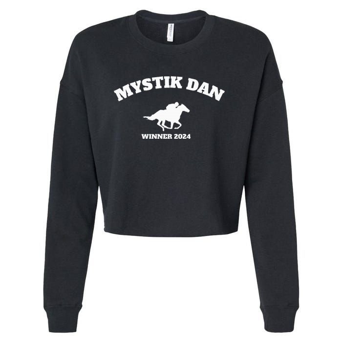 Horse Racing Mystik Dan Winner 2024 Cropped Pullover Crew