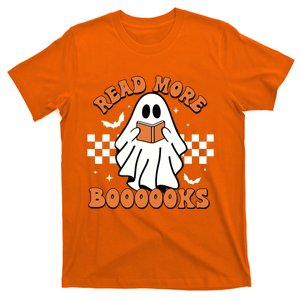 Halloween Read More Books Cute Boo Read A Book Teachers Day T-Shirt