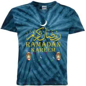 Happy Ramadan Muslims Holy Month Fasting Kids Tie-Dye T-Shirt