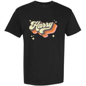 Harry Retro Male First Name Personalized 70s Garment-Dyed Heavyweight T-Shirt