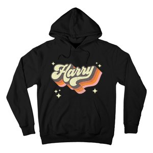 Harry Retro Male First Name Personalized 70s Hoodie