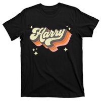 Harry Retro Male First Name Personalized 70s T-Shirt