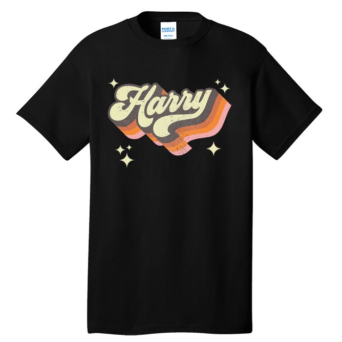 Harry Retro Male First Name Personalized 70s Tall T-Shirt