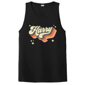 Harry Retro Male First Name Personalized 70s PosiCharge Competitor Tank