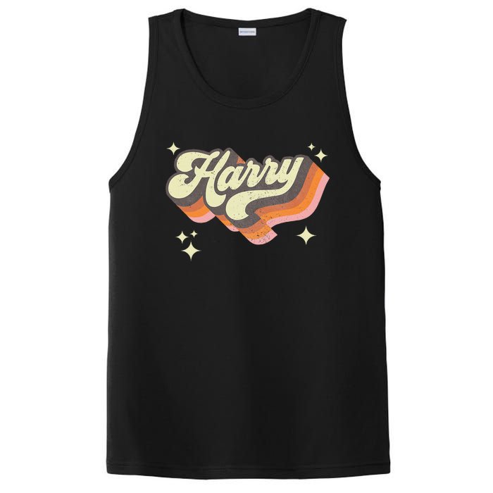 Harry Retro Male First Name Personalized 70s PosiCharge Competitor Tank