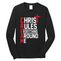 Hiphop Rap Music Cream Christ Rules Everything Around Me Long Sleeve Shirt