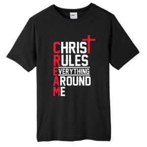 Hiphop Rap Music Cream Christ Rules Everything Around Me Tall Fusion ChromaSoft Performance T-Shirt