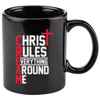 Hiphop Rap Music Cream Christ Rules Everything Around Me 11oz C Handle Ceramic Mug