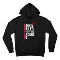 Hiphop Rap Music Cream Christ Rules Everything Around Me Tall Hoodie