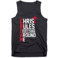 Hiphop Rap Music Cream Christ Rules Everything Around Me Tank Top