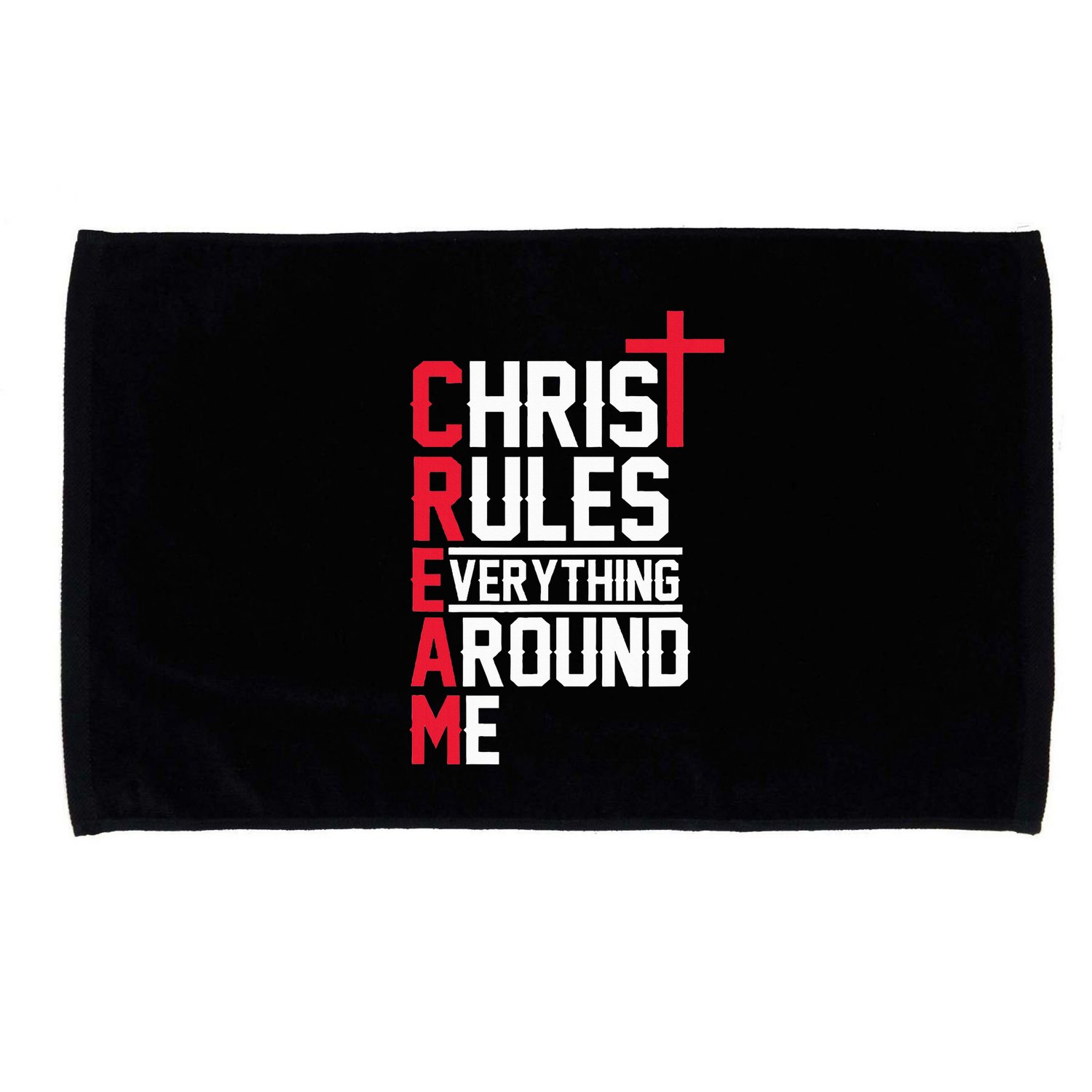 Hiphop Rap Music Cream Christ Rules Everything Around Me Microfiber Hand Towel
