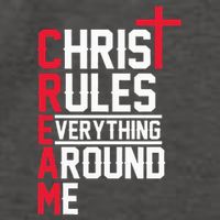 Hiphop Rap Music Cream Christ Rules Everything Around Me Vector Backpack