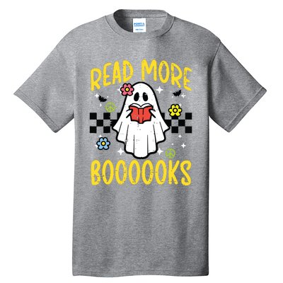 Halloween Read More Books Retro Costume Teacher Girl Tall T-Shirt