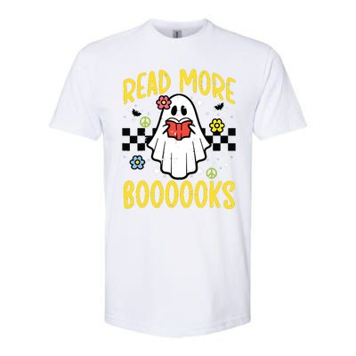 Halloween Read More Books Retro Costume Teacher Girl Softstyle CVC T-Shirt